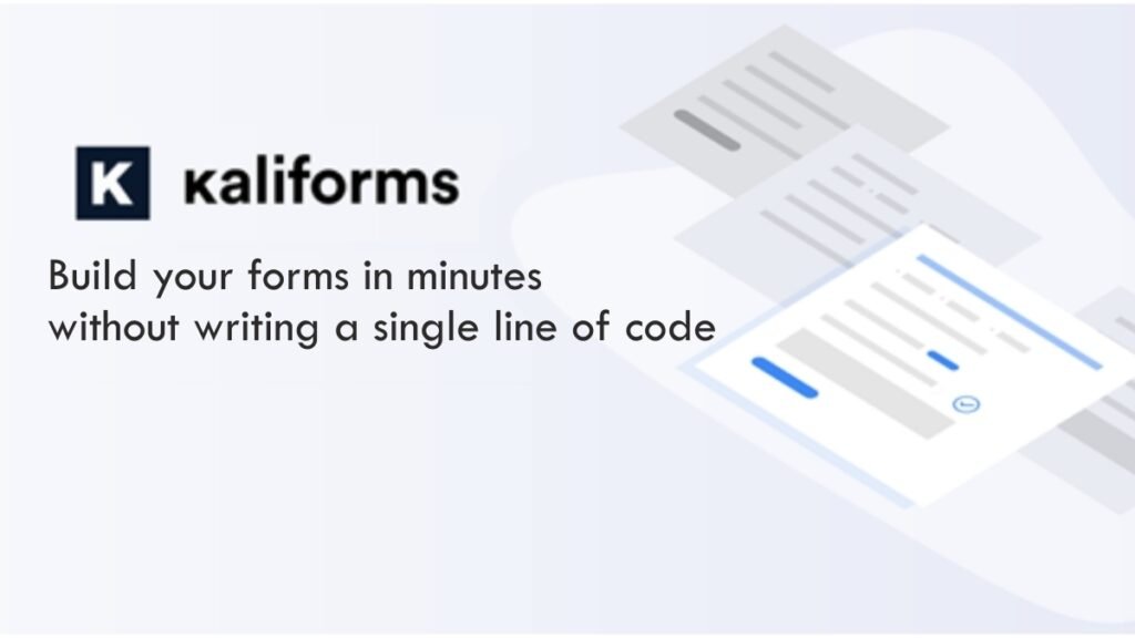 WordPress Contact forms plugin Kaliforms