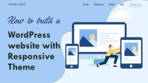 WordPress website with the Responsive theme