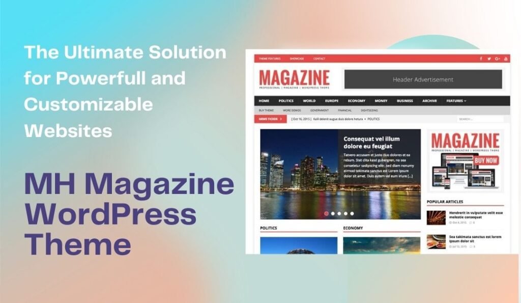MH Magazine WordPress Theme