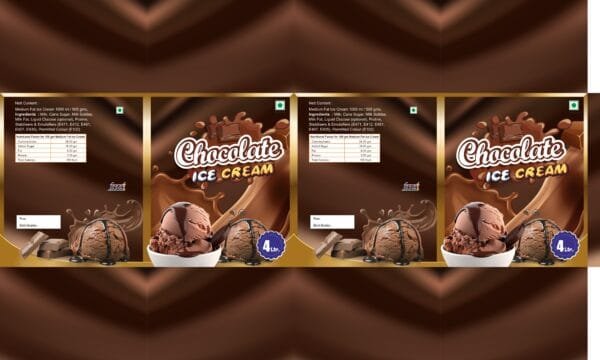 Chocolate ice cream 4 Ltr CDR File - Image 2