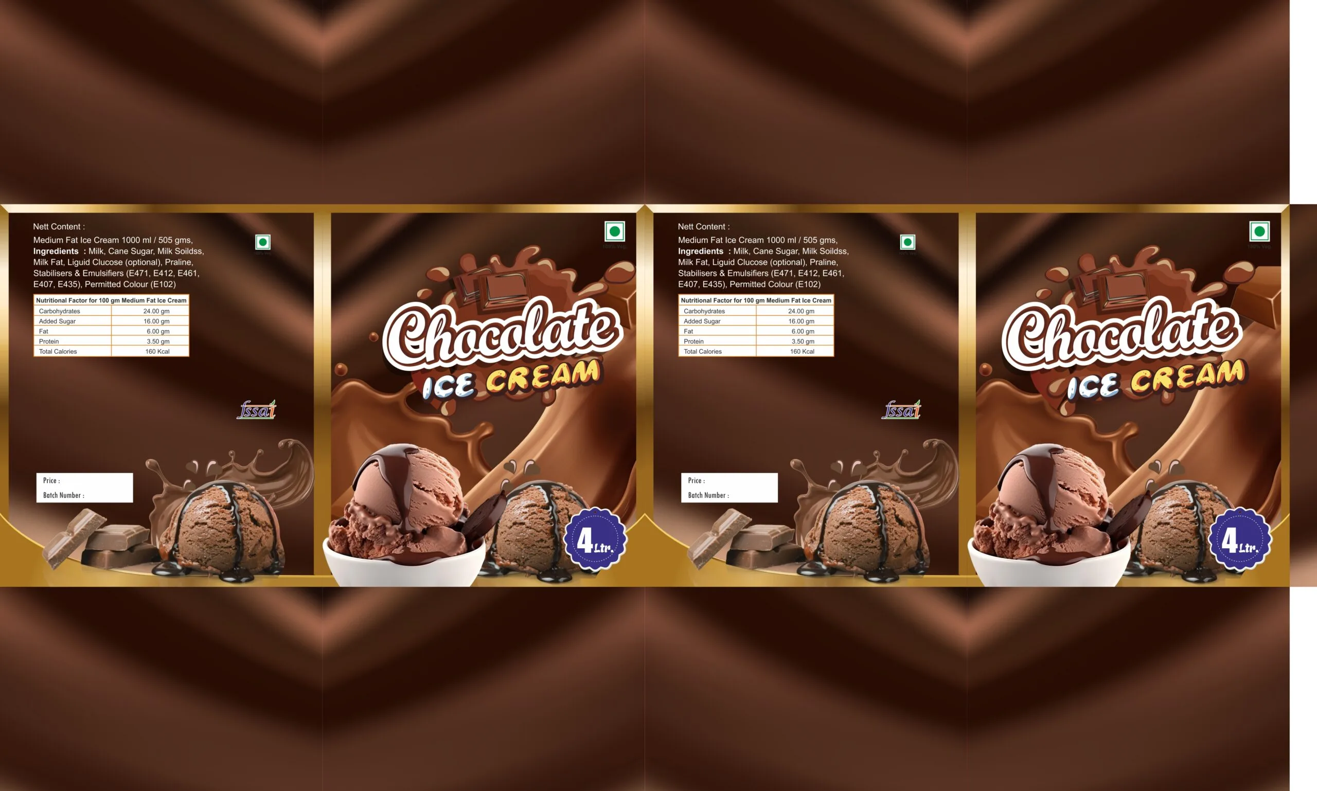 Chocolate ice cream 4 Ltr CDR File - Image 2