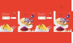 Saffron 4 Ltr CorelDRAW (X6) File – Fully Editable