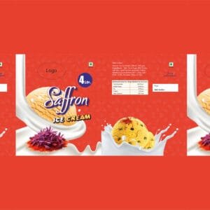 Saffron 4 Ltr CorelDraw (X6) File Fully Editable