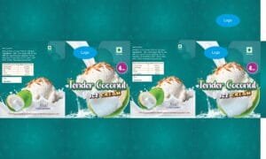 Tender Coconut Ice Cream 4 Ltr – CDR Fully Editable File