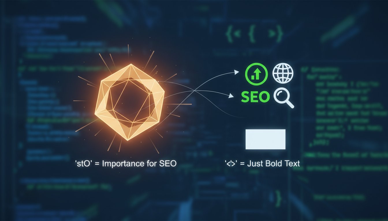 You are currently viewing Using The Strong Tag in HTML for BOLD SEO Impact