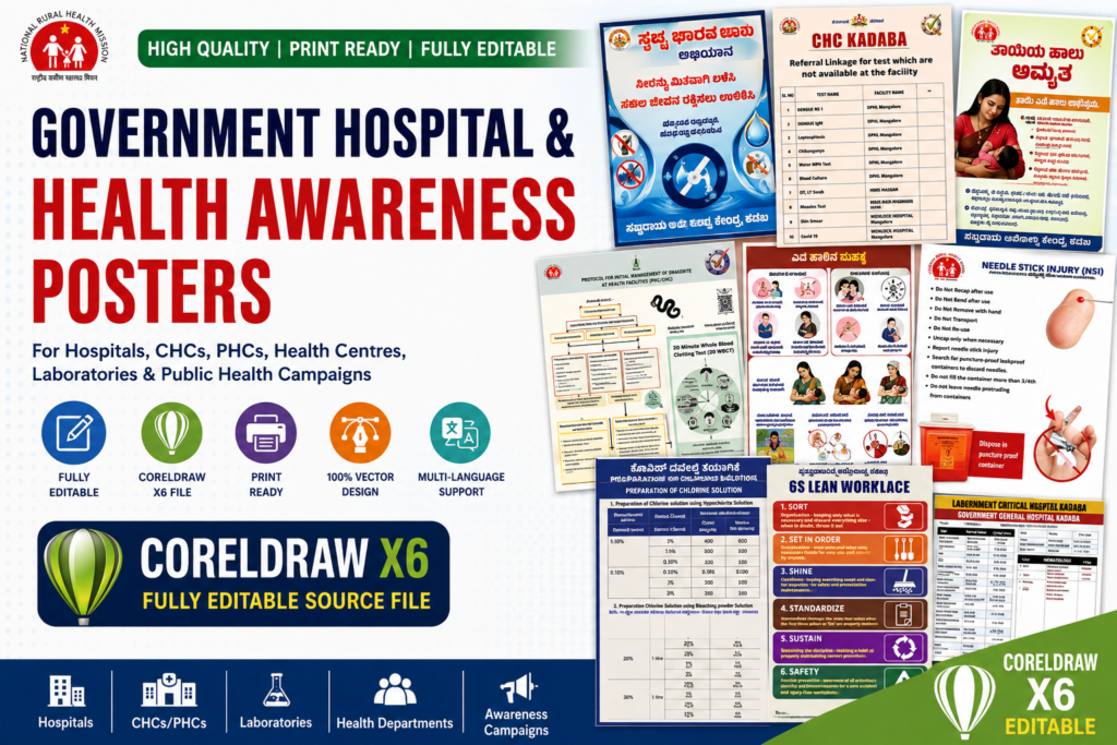 Editable CorelDRAW File, CorelDRAW X6 Templates,