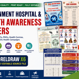 Editable CorelDRAW File, CorelDRAW X6 Templates,